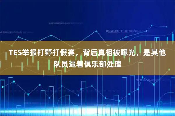 TES举报打野打假赛，背后真相被曝光，是其他队员逼着俱乐部处理