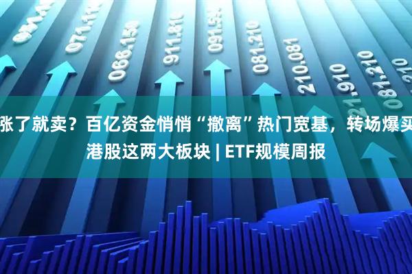 涨了就卖？百亿资金悄悄“撤离”热门宽基，转场爆买港股这两大板块 | ETF规模周报